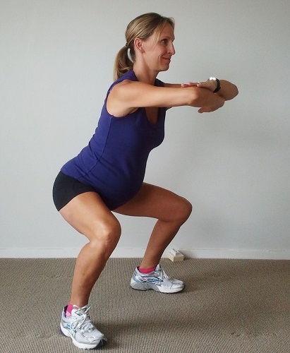 Kegel Exercises To Try Out During Pregnancy - Squat