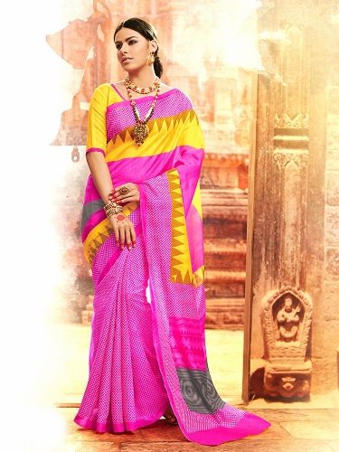 Bhagalpuri Sarees-Casual wear Bhagalpuri Silk Saree 11