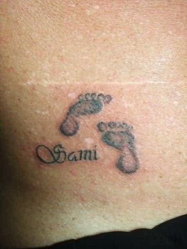 Čudovito Footprint Tattoo Designs