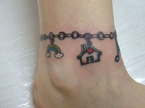 Charm Bracellet Tatto designs 