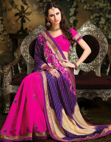 Purple sarees 11