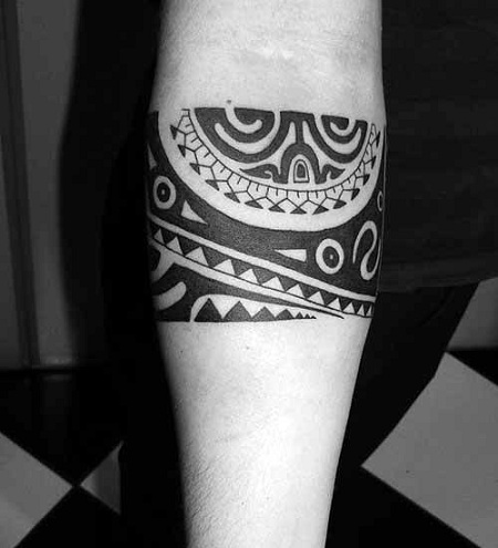 Hawaii Tribal Arm Tattoo