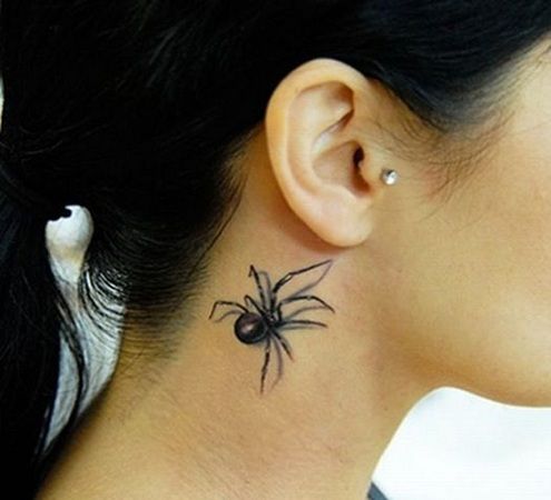 Viršų 15 Cute and Tiny Ear Tattoos With Images - 3d Effect on Ear Back Tattoo