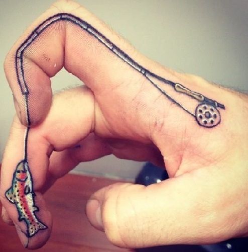 mažas finger tattoos something unique