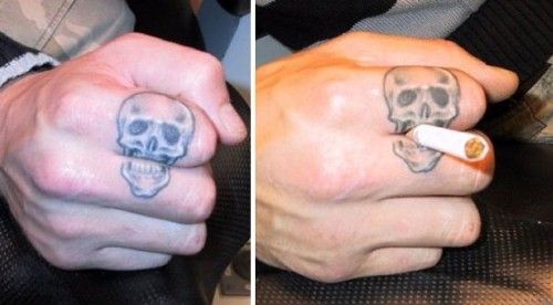A new creativity finger tattoos for men