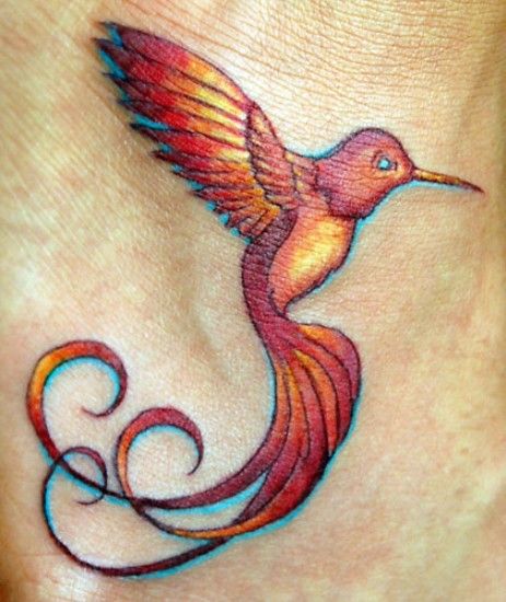 pasărea Colibri tattoos 3