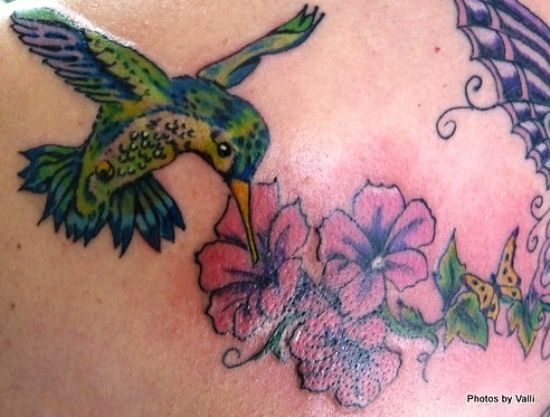 pasărea Colibri tattoos 4