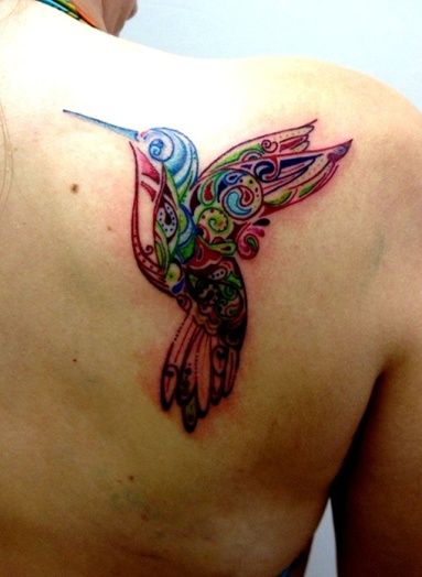 pasărea Colibri tattoos 2
