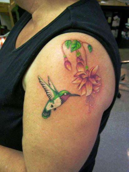 pasărea Colibri tattoos 1