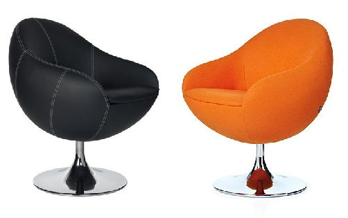 Kometa Shaped Modern Bar Chairs