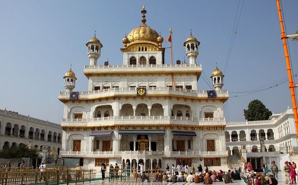  Akal Takhat Sahib (The Throne of the Almighty, The Immortal Throne) is the hub of the Sikh polity, and part of the Harmandir Sahib (Golden Temple) Complex. The Akal Takht Sahib was revealed by Guru Har Gobind Sahib on June 15, 1606. In 1606, the building of the Akal Takht Sahib was a one-storied structure. The foundation stone was laid down by Guru Har Gobind Sahib himself and the whole of the structure was constructed by Baba Buddha and Bhai Gurdas. Only the highest respectable and enlightened Sikhs were allowed to participate in the process of the building of the Takhat Sahib, ordinary personnel or the masons were not allowed to participate in it.