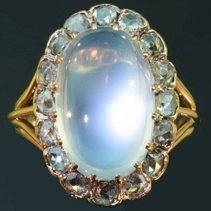 antik gyémánt gyűrű