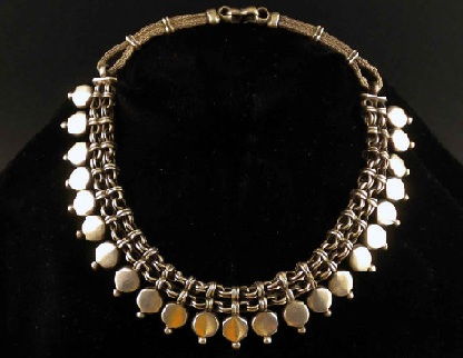 antik ezüst nyaklánc