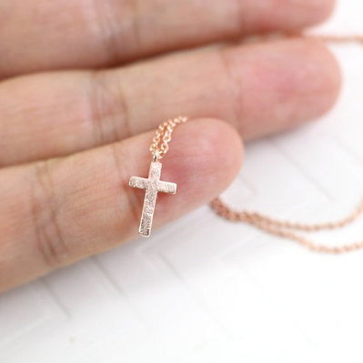 Gold Pendant with Cross