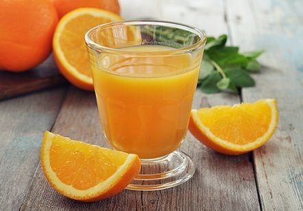 Home Remedies for Dark Circles - Orange juice