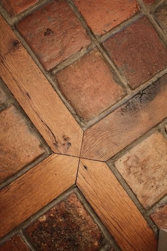 Wooden Bricks Floor tiles Design India