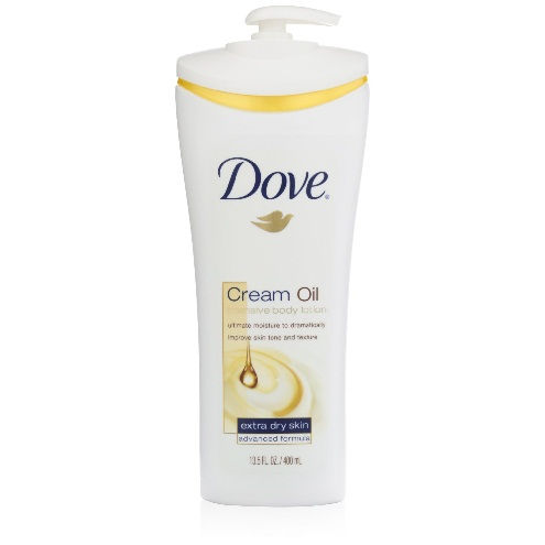 Dove extra dry cream oil body lotion