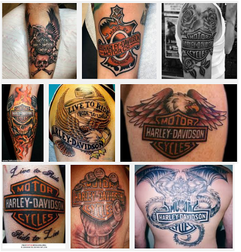 harley davidson tattoo designs
