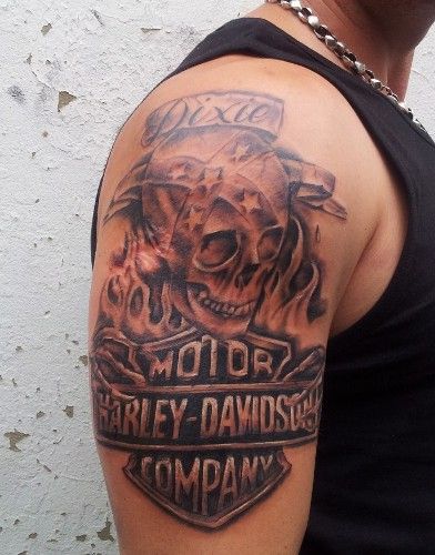 Harley Davidson tattoo 6