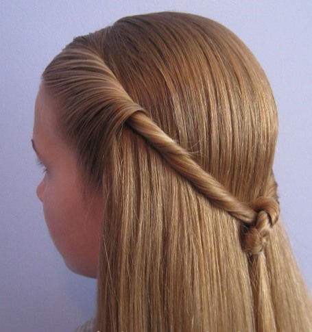 simple knot hairstyle2