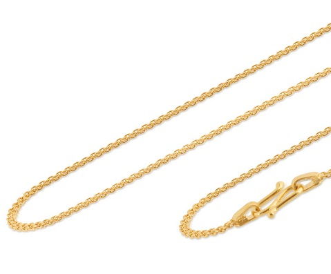Duó Twine Cable24k Gold Chain