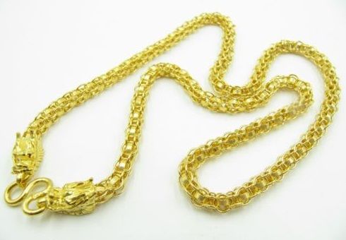 Zmaj ends24k Gold Chain