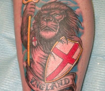 Oroszlán and patriotic tattoo
