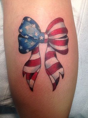 Íj patriotic tattoo