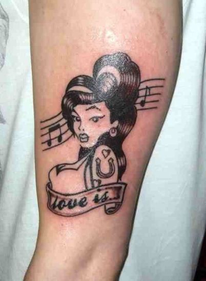 Amy Winehouse Tattoo 9