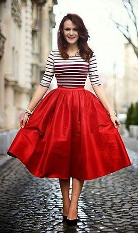 Fancy A line skirt