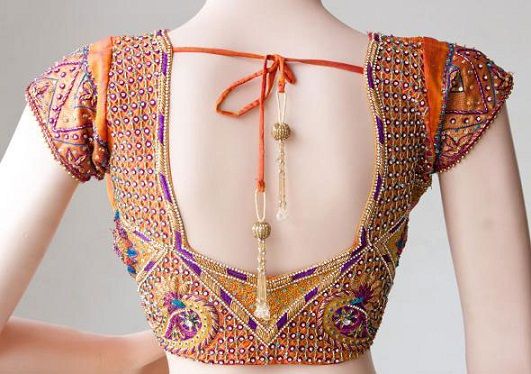 Blouse designs for bridal sarees (edited)5