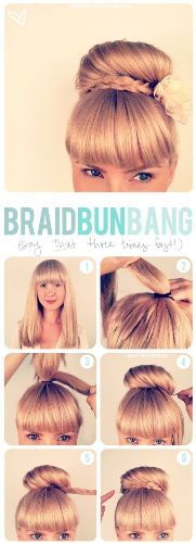 pinti bun hairstyles - The Lower Braid