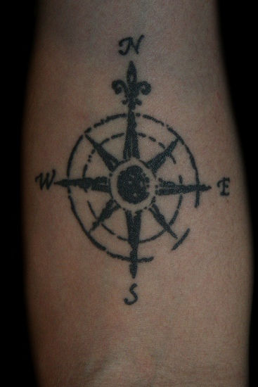 Compass Tattoo 7