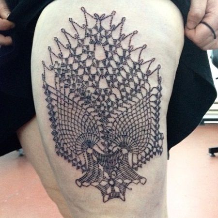 Lacework Crochet Tattoos