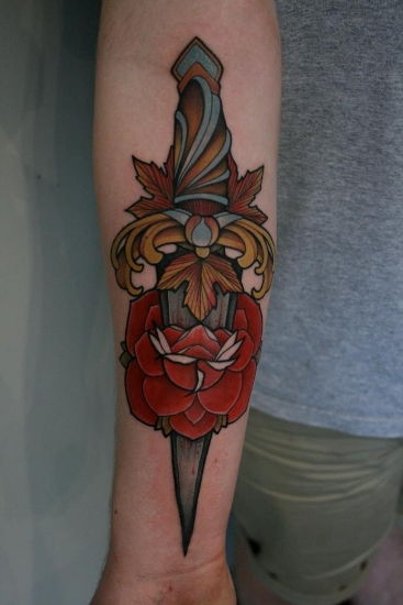 Dagger Tattoo 5