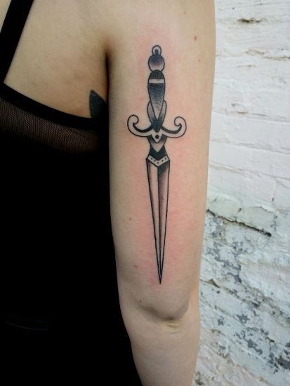 Dagger Tattoo 8