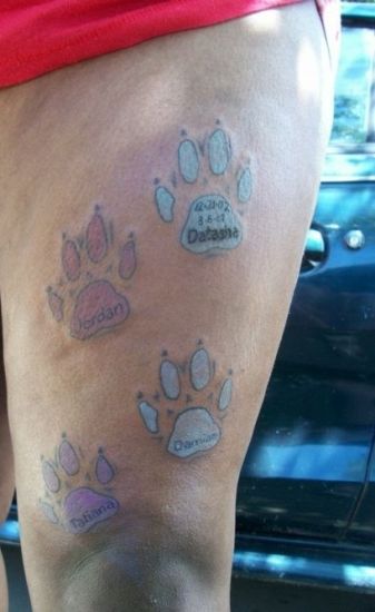 Câine Tattoos 4