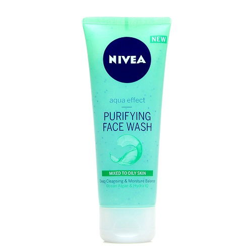 Nivea aqua effect purifying face wash