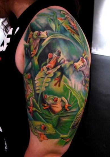 Žaba Tattoo 5