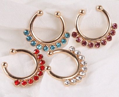 Fancy Gold Nose Rings