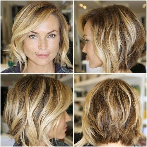 Hairstyles For Pregnant Woman - A Layered Bob
