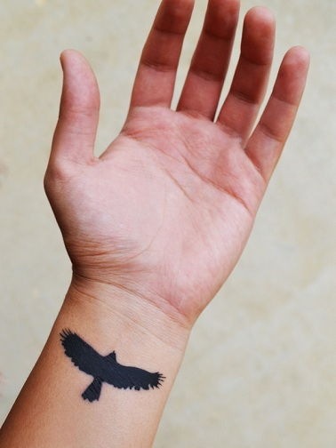 Eagle Tattoo in Black Color Design