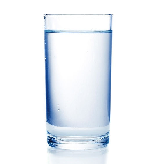 Üveg of water
