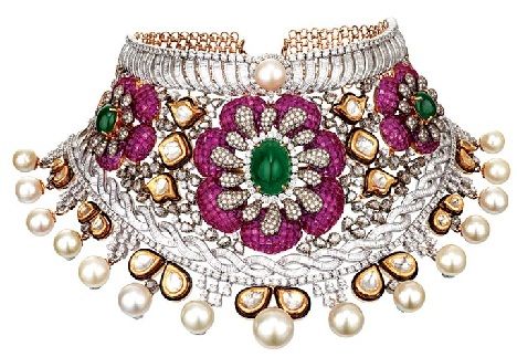 kundan-jewellery-designs-diamond-and-pearl-kundan-jewellery