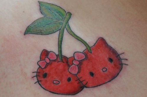 Legjobb Casual Cherry Tattoo