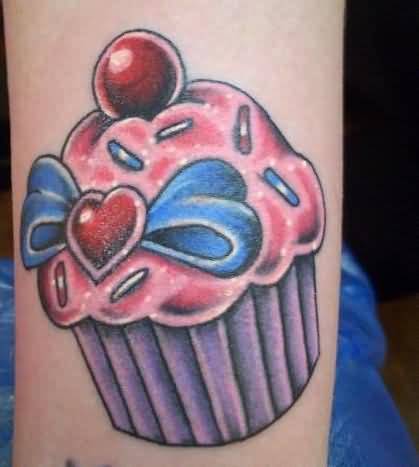 Cireașă Cupcake Style Tattoo