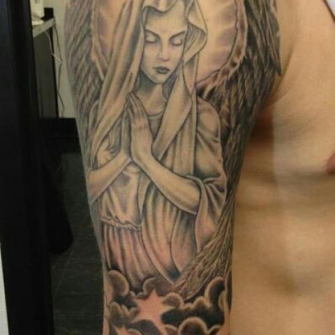 Înger Style Celestial Tattoo