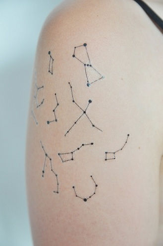 csillagkép Celestial Tattoo