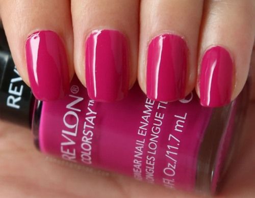 Pink Nail polishes raspberry pink