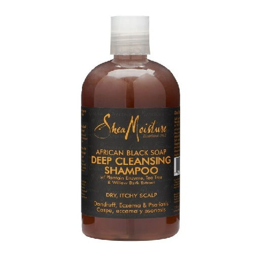 Shea Moisture African black soap deep cleansing shampoo